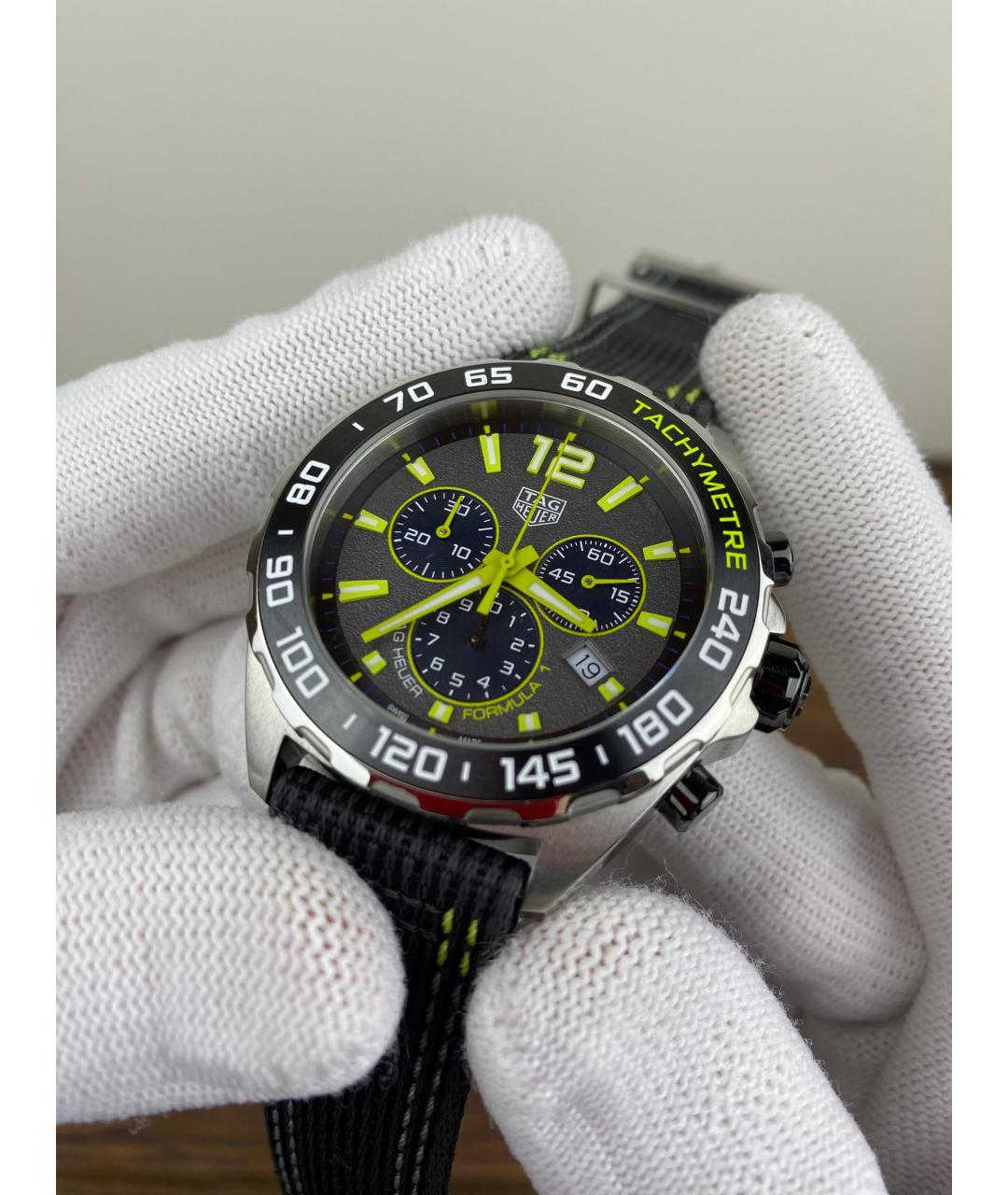 TAG HEUER Черные часы, фото 5