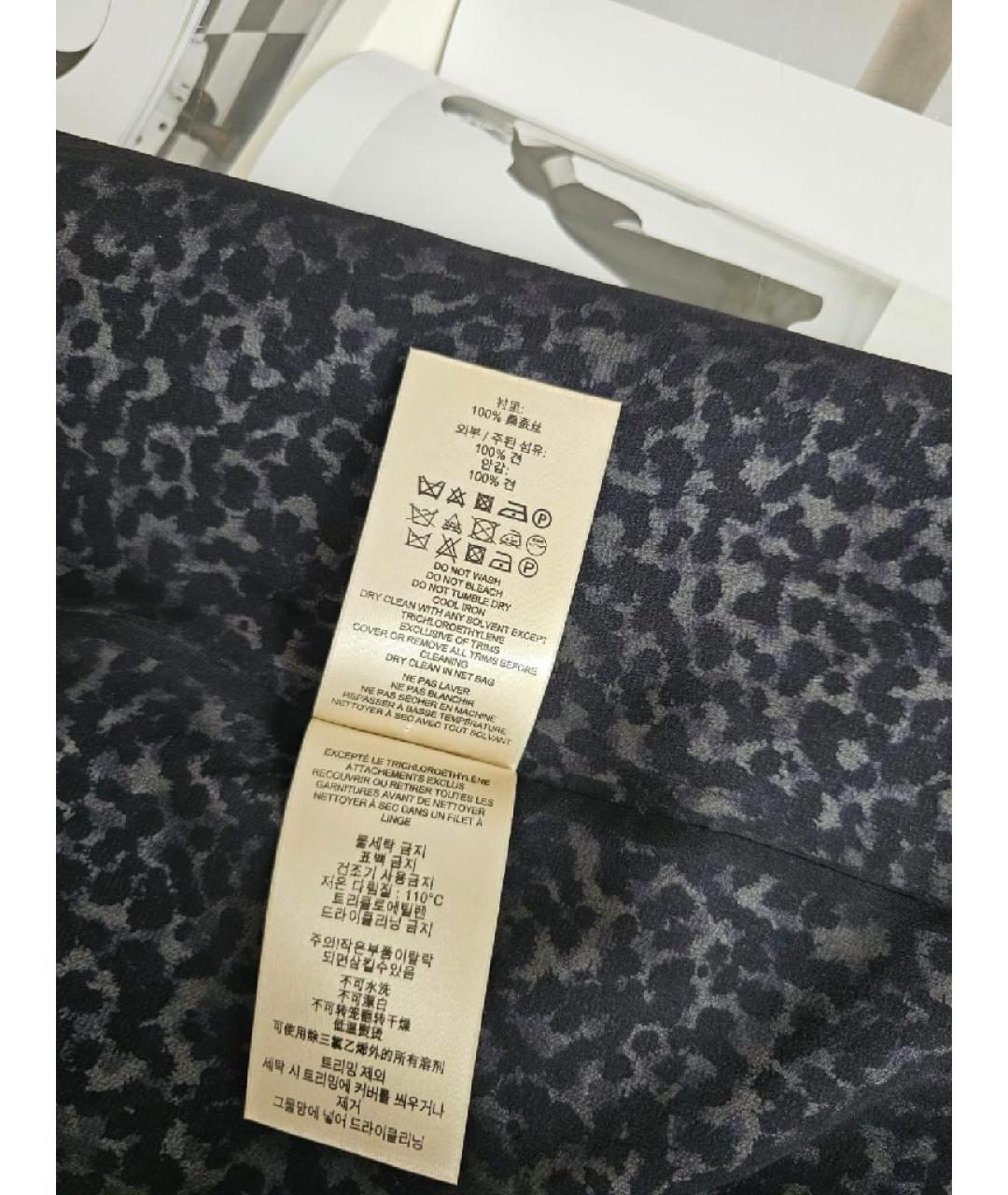 BURBERRY Серое шелковое платье, фото 9