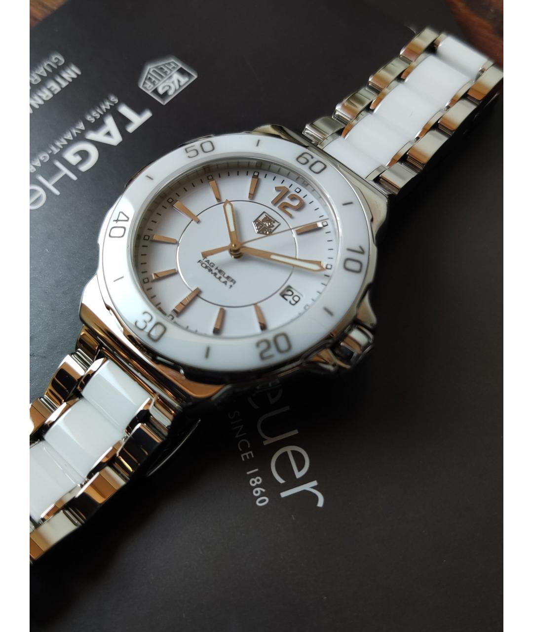 TAG HEUER Белые часы, фото 2