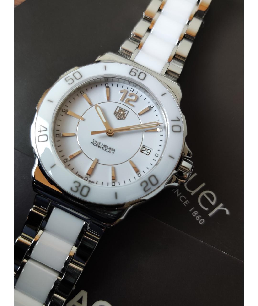 TAG HEUER Белые часы, фото 3