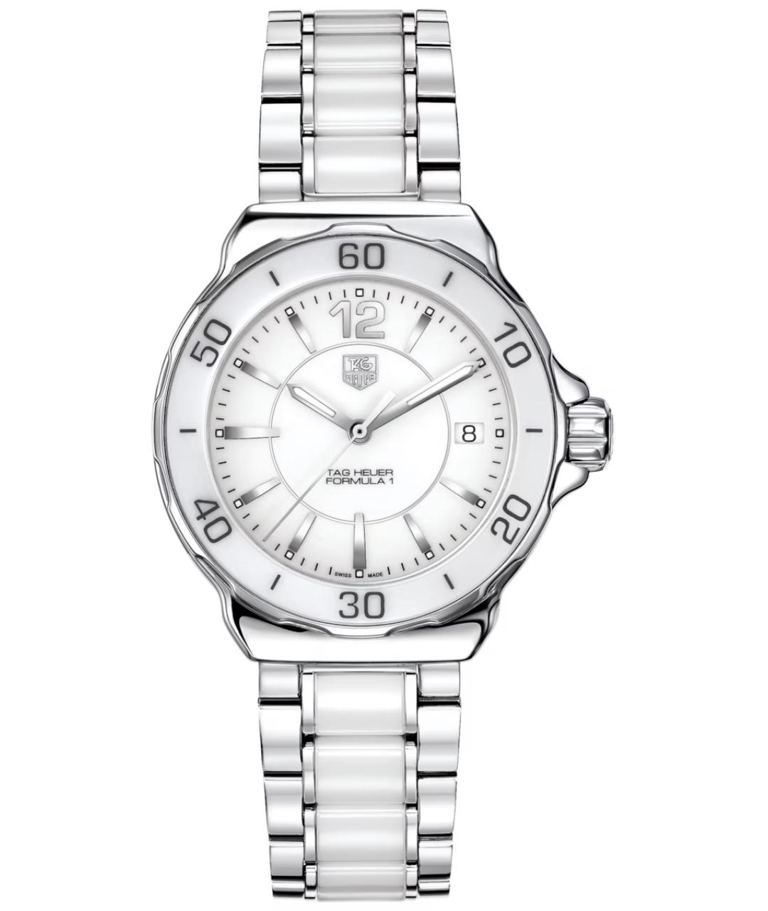 TAG HEUER Белые часы, фото 1