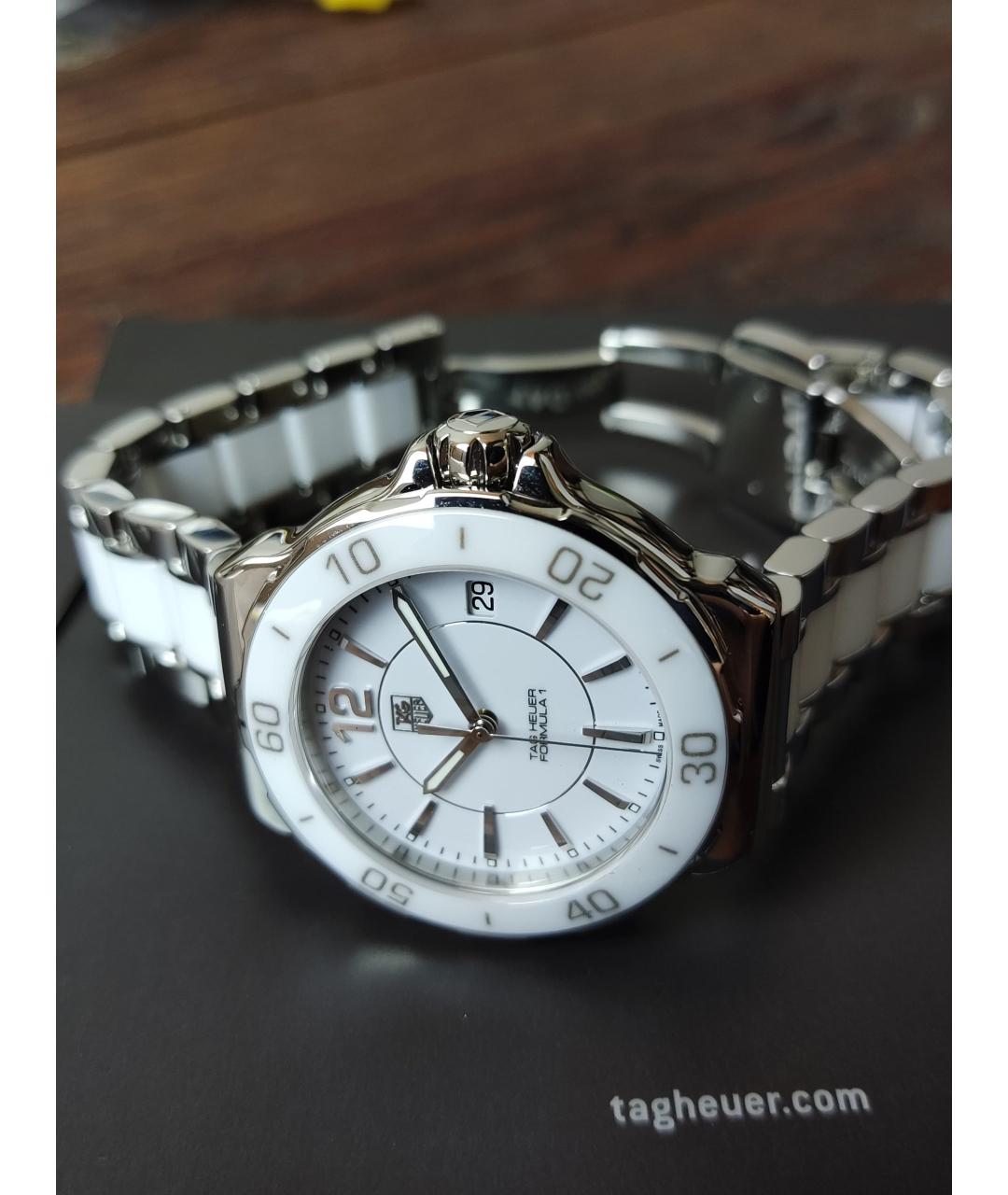 TAG HEUER Белые часы, фото 4