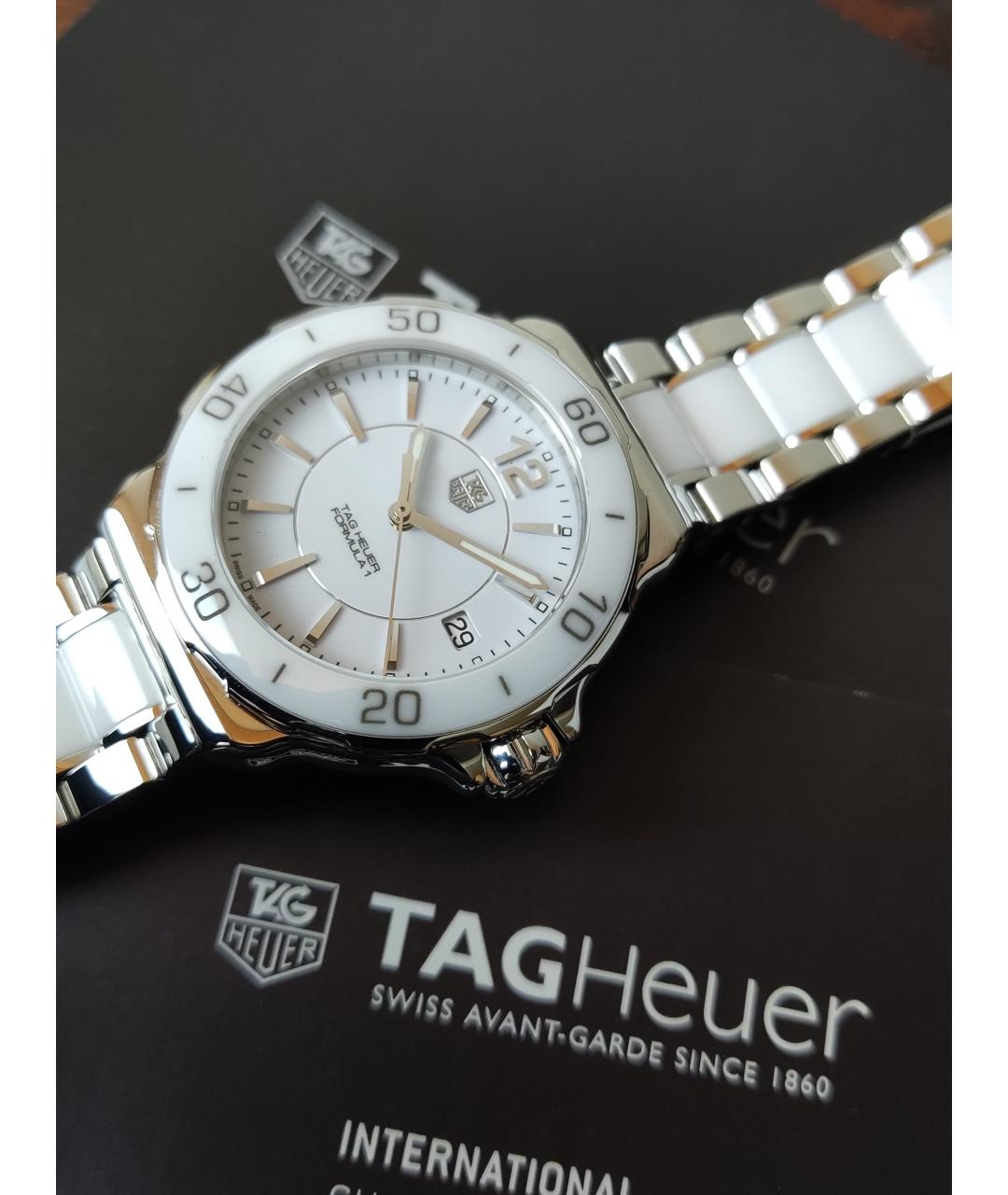 TAG HEUER Белые часы, фото 5