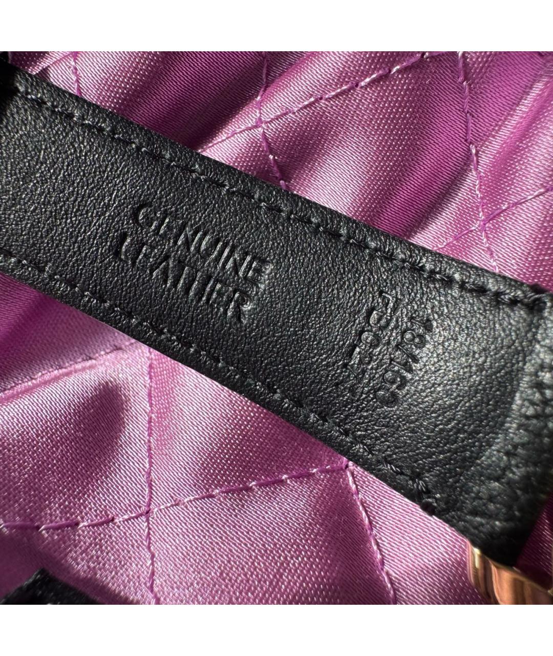 GUCCI Черные позолоченные часы, фото 7