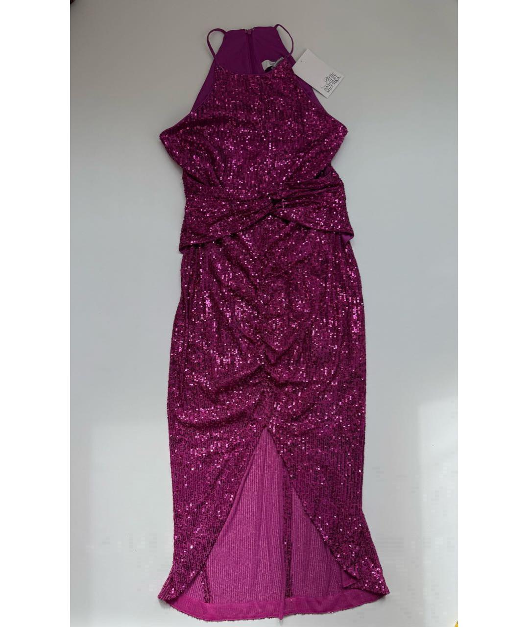 BADGLEY MISCHKA Фуксия вечернее платье, фото 6