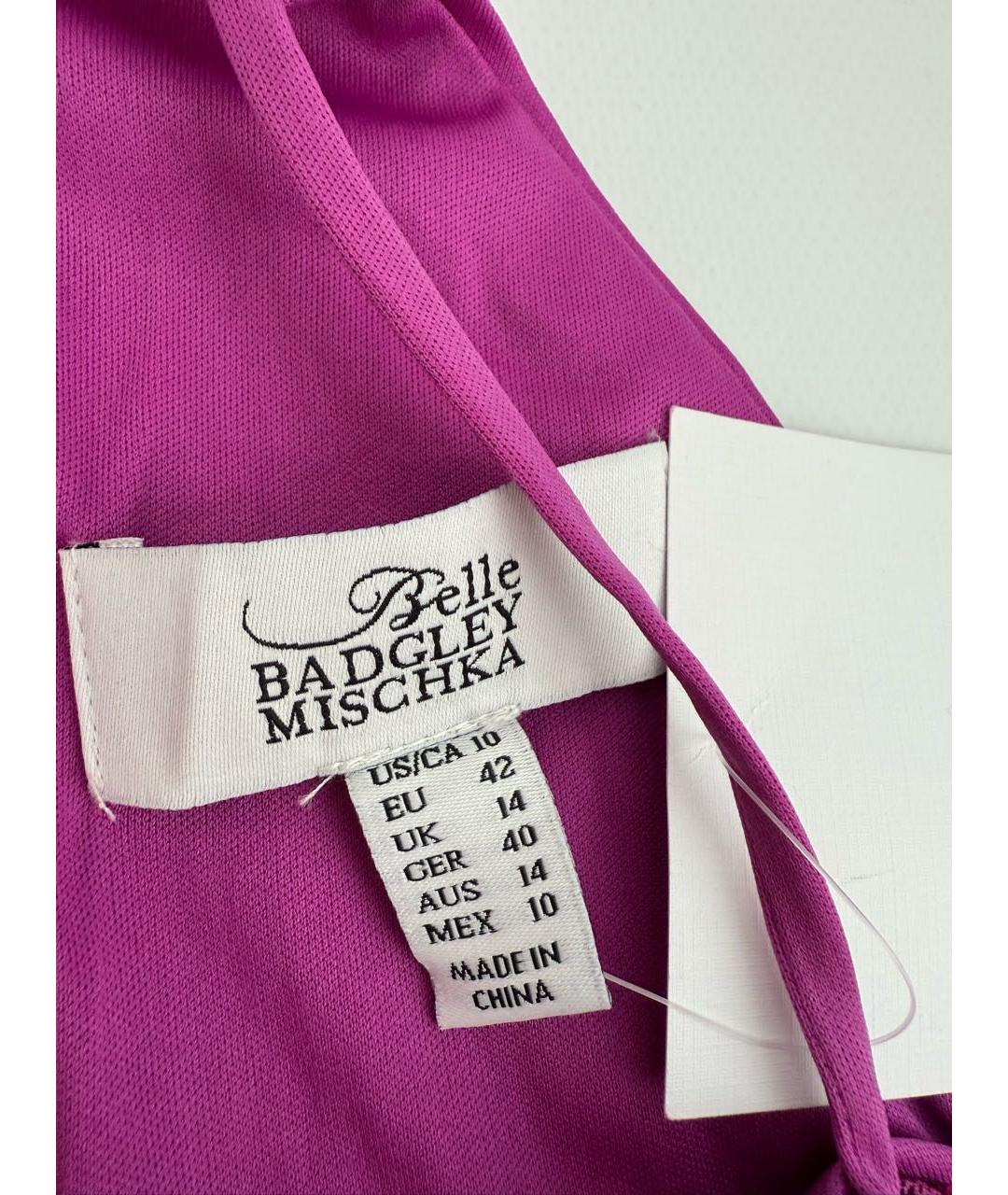 BADGLEY MISCHKA Фуксия вечернее платье, фото 3