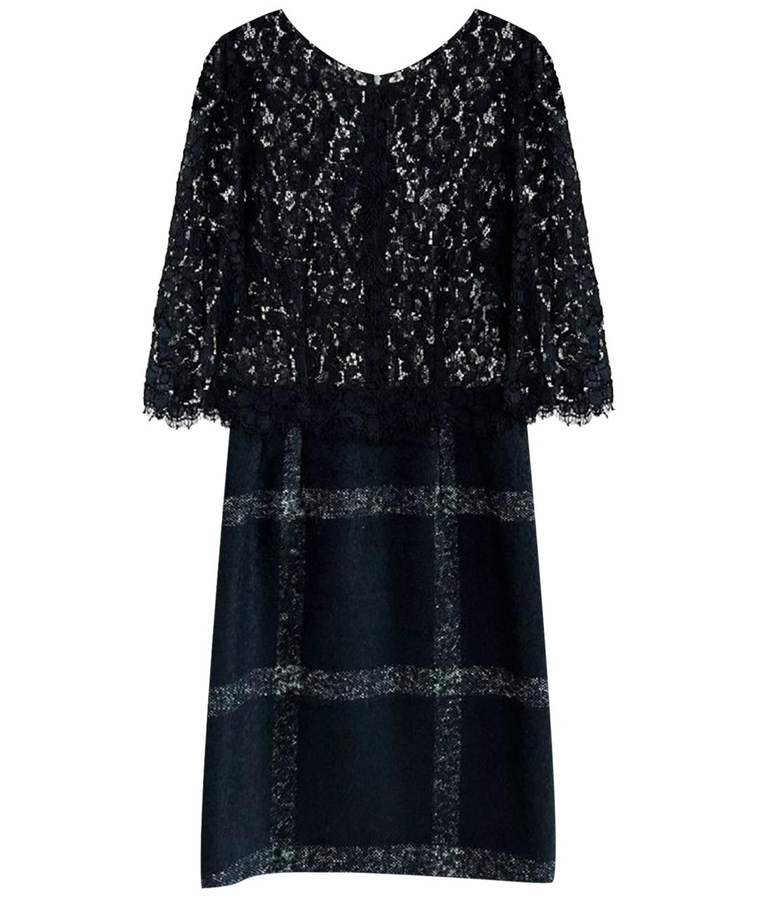 DOLCE&GABBANA Черное шерстяное платье, фото 1