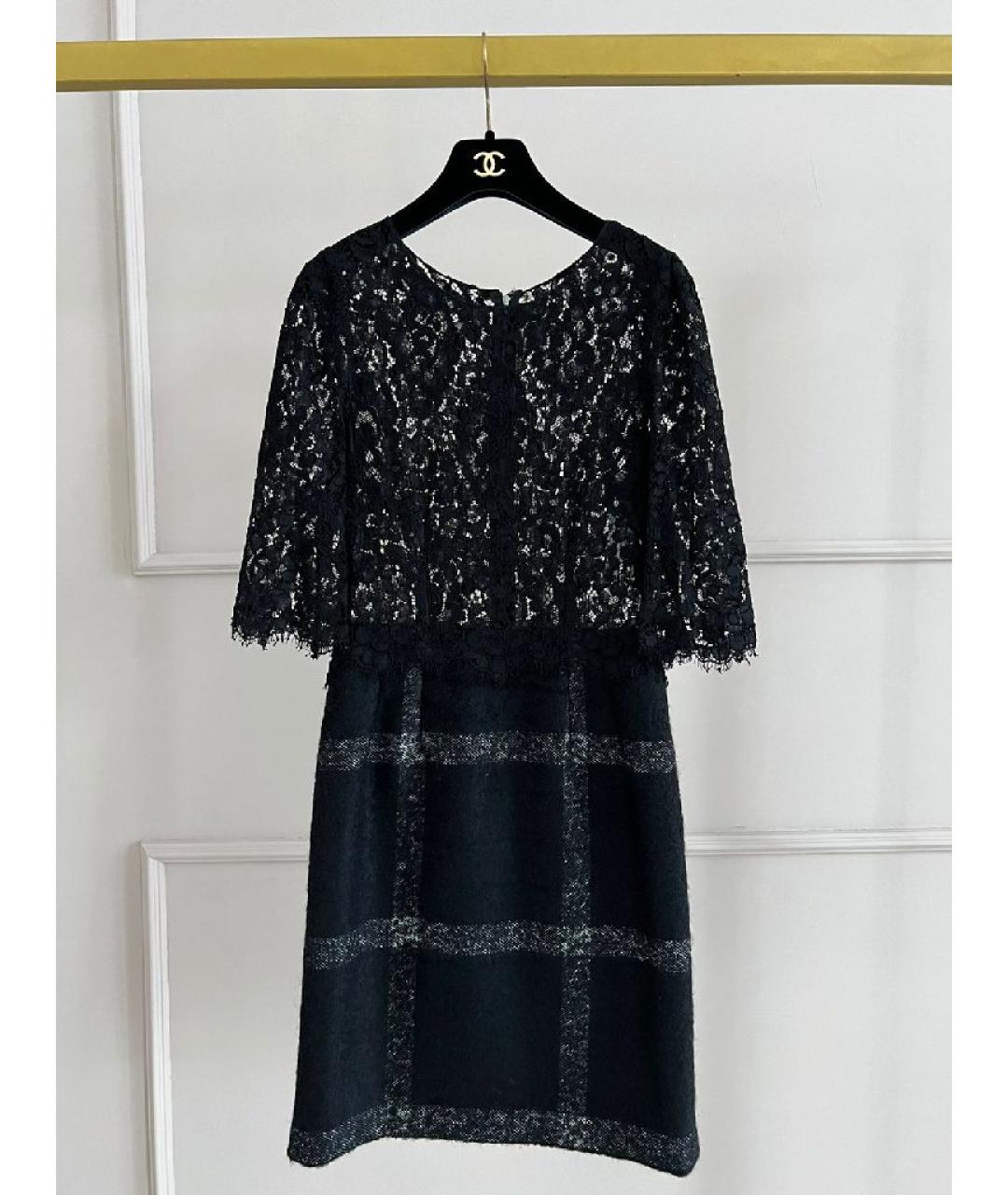 DOLCE&GABBANA Черное шерстяное платье, фото 9