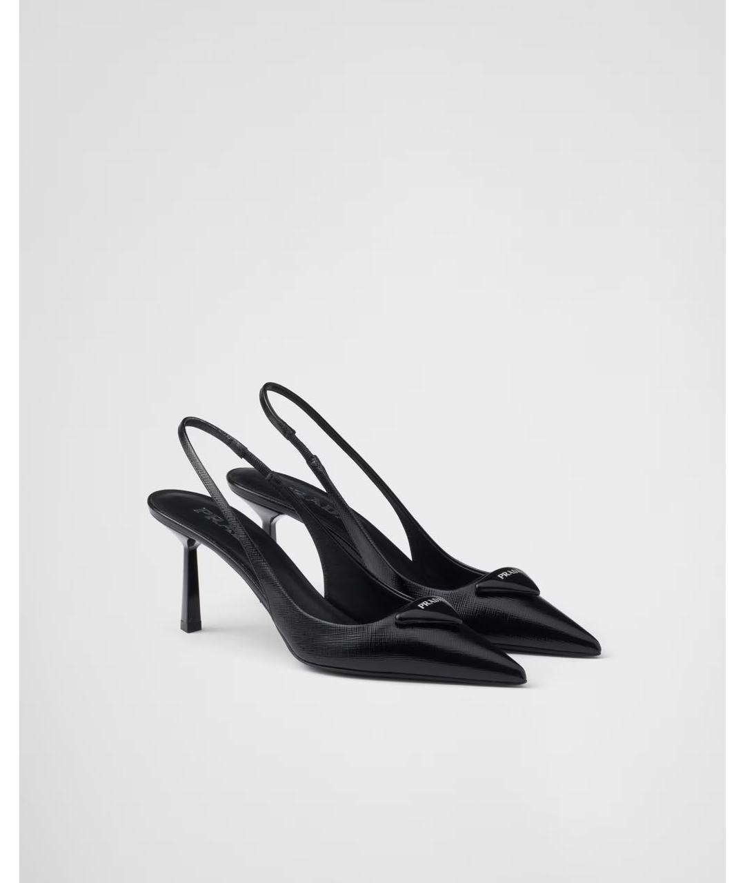 PRADA Черные туфли из лакированной кожи, фото 4