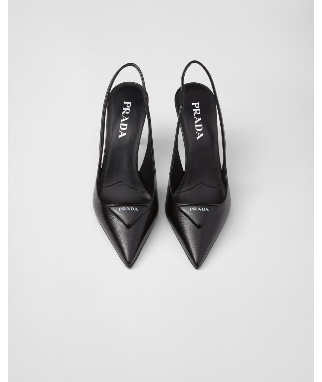 PRADA Черные туфли из лакированной кожи, фото 2