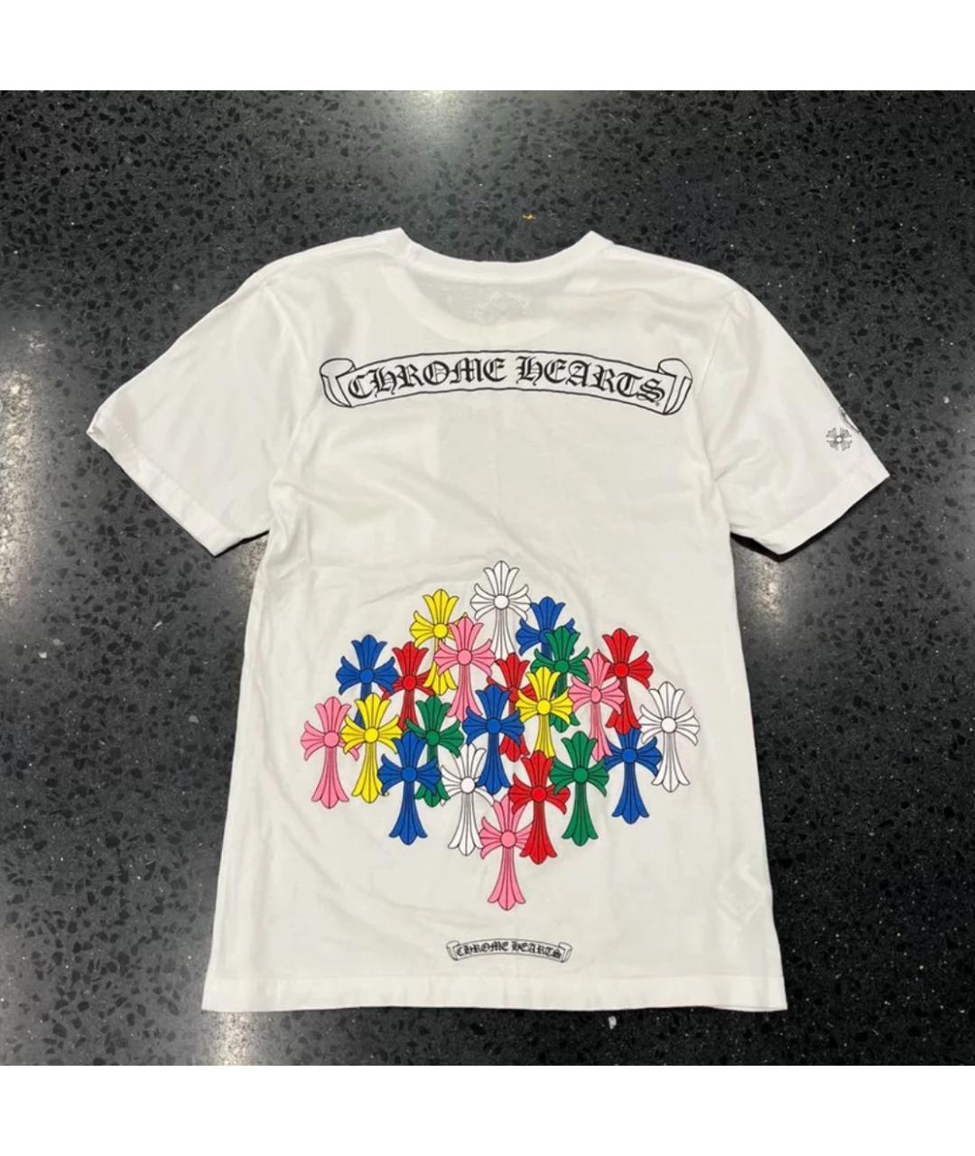 CHROME HEARTS Белая хлопковая футболка, фото 2