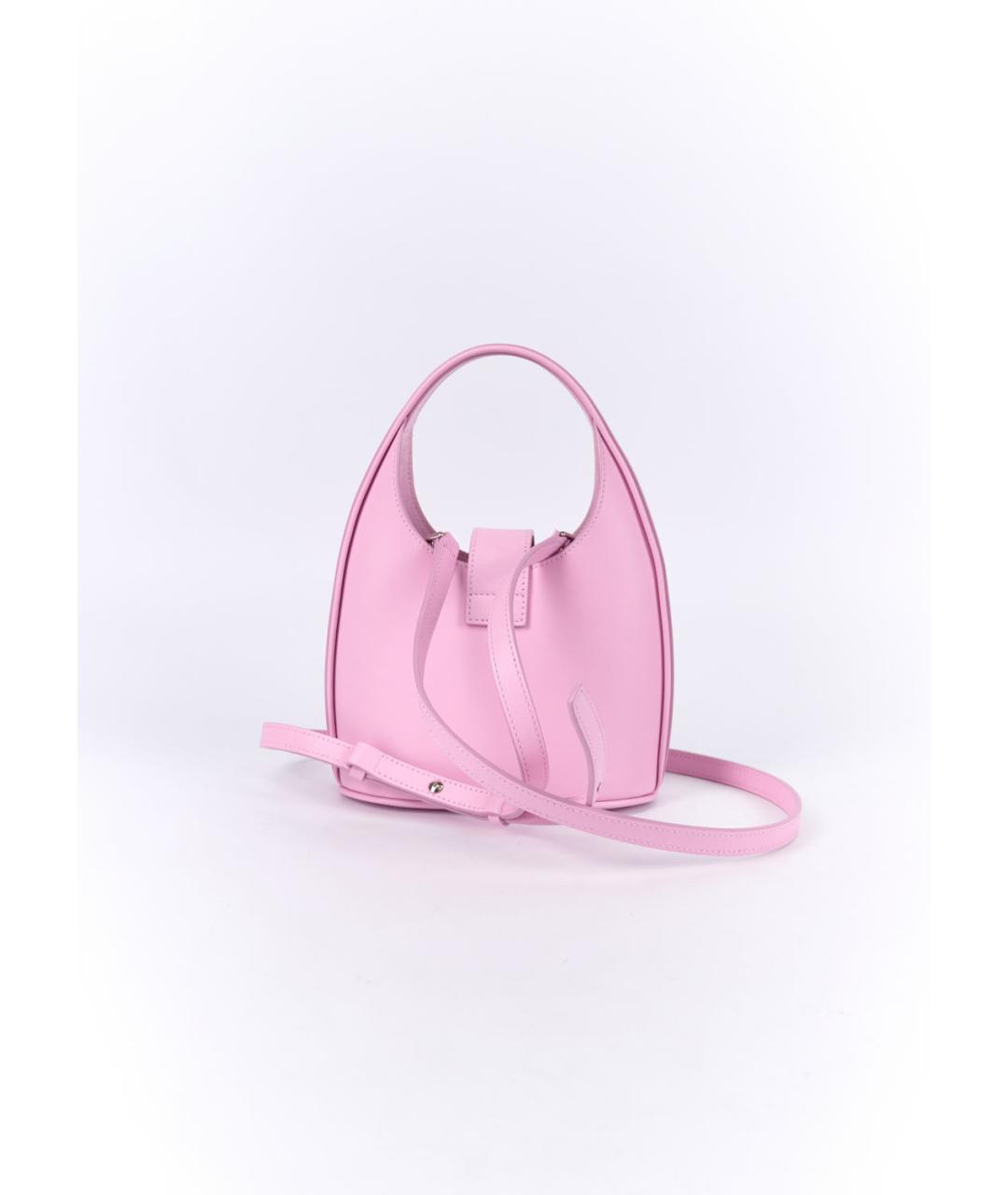 FERRAGAMO Фиолетовая кожаная сумка через плечо, фото 3