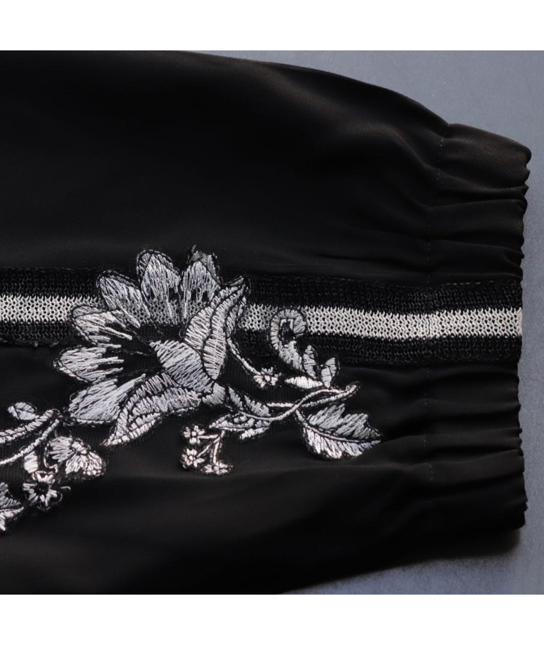 ERMANNO SCERVINO Черные вискозные прямые брюки, фото 7