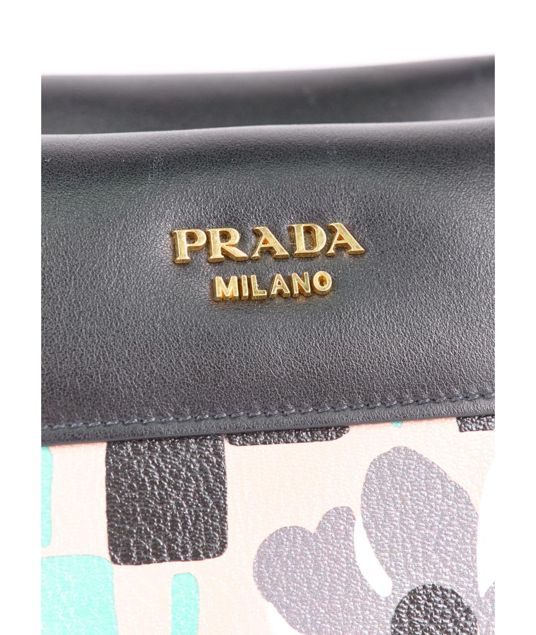 PRADA Мульти кожаная сумка с короткими ручками, фото 6