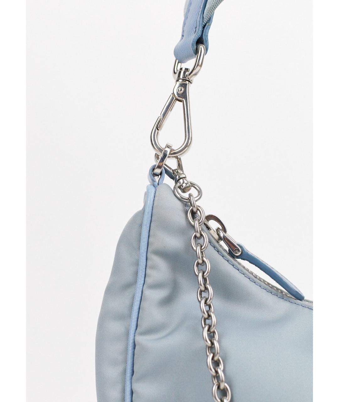 PRADA Голубая сумка через плечо, фото 6