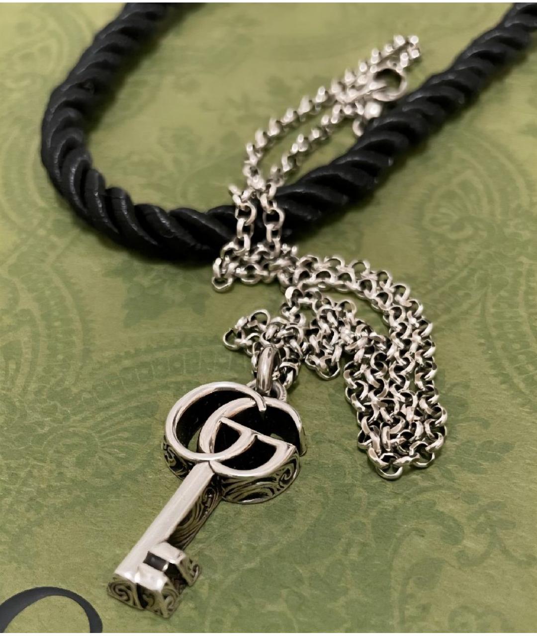 GUCCI Серебряная серебряная подвеска, фото 9