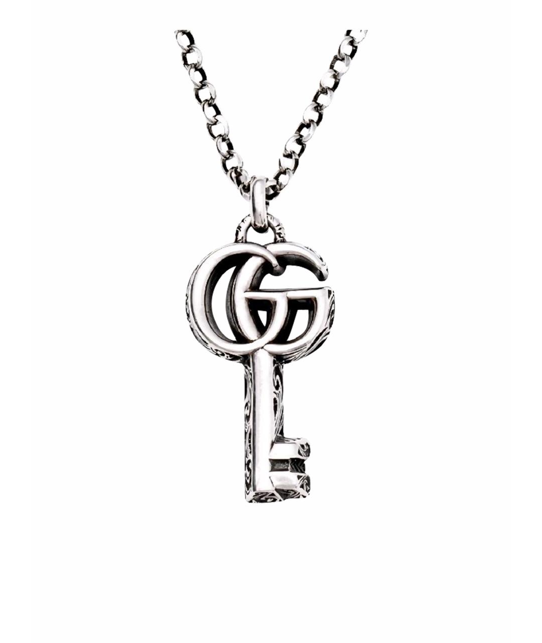 GUCCI Серебряная серебряная подвеска, фото 1