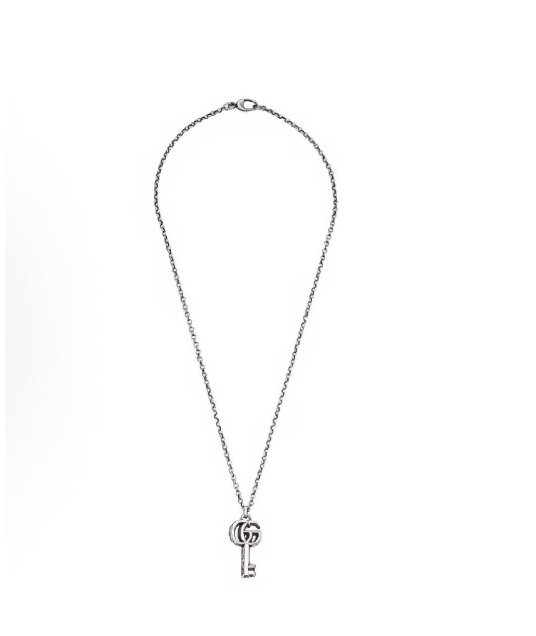GUCCI Серебряная серебряная подвеска, фото 2