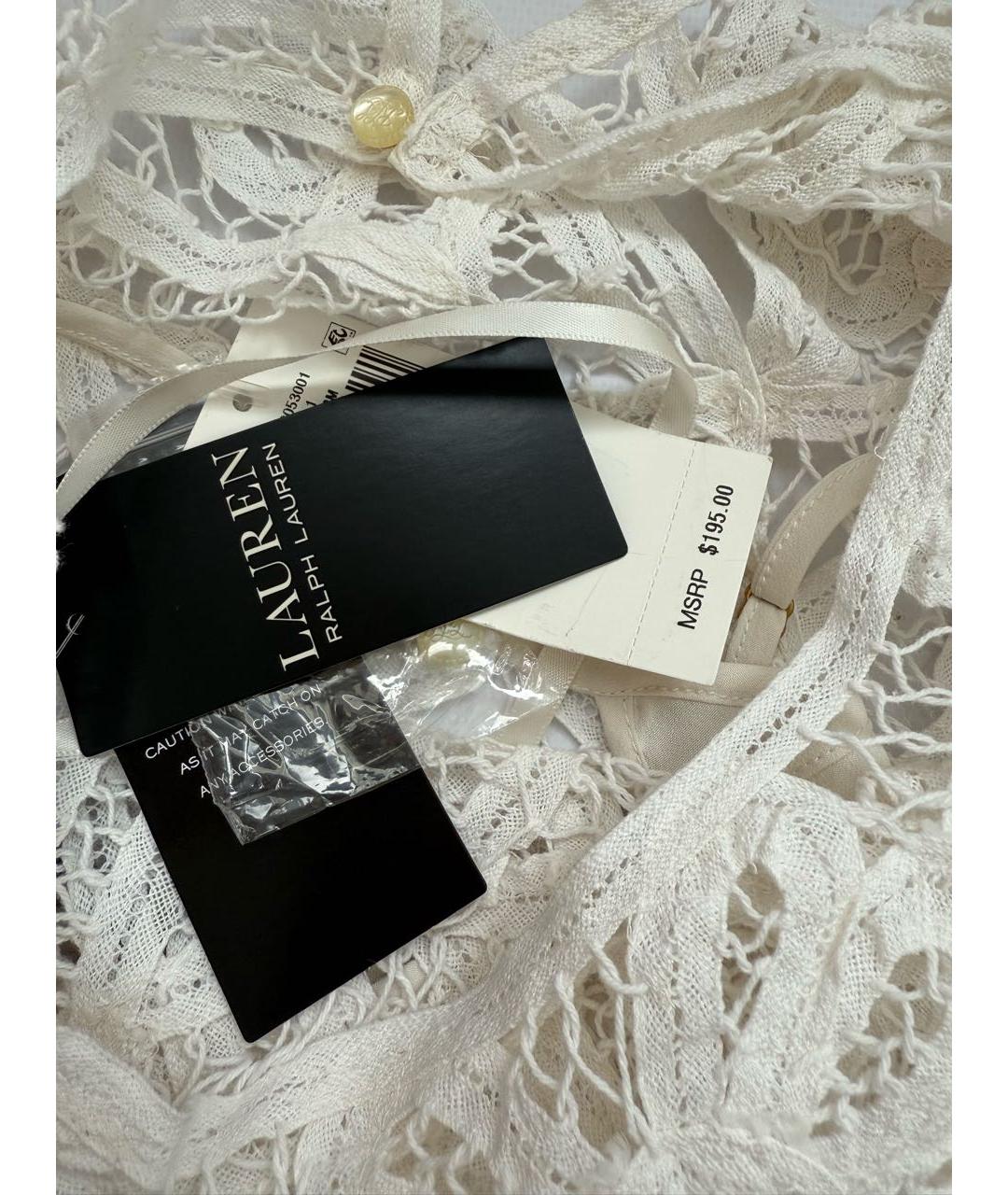 RALPH LAUREN Бежевая блузы, фото 3