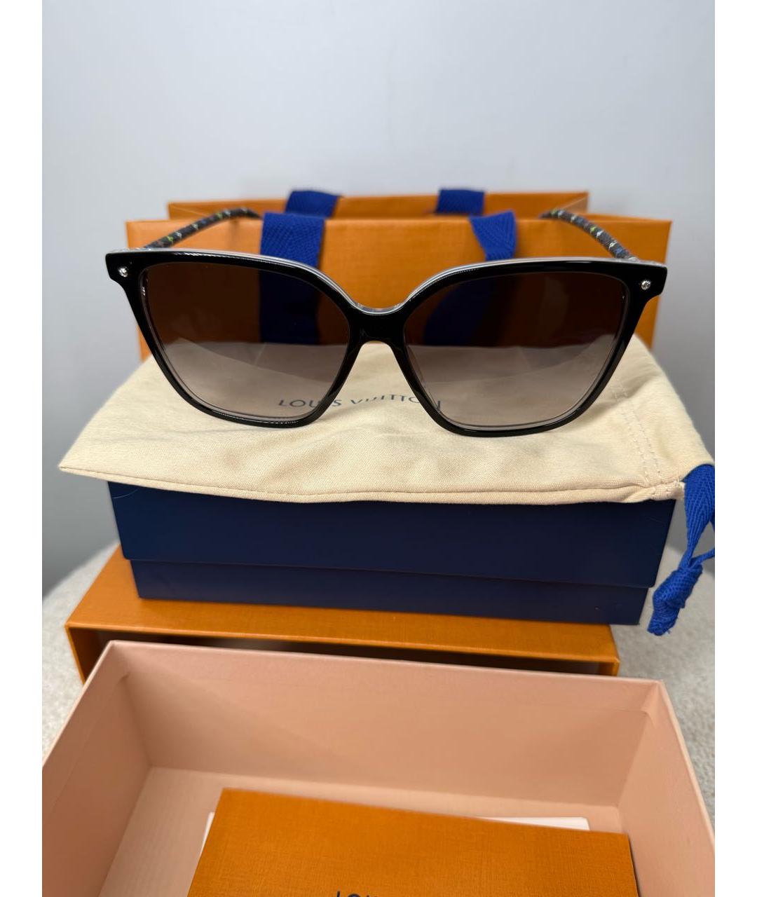 LOUIS VUITTON Мульти пластиковые солнцезащитные очки, фото 3