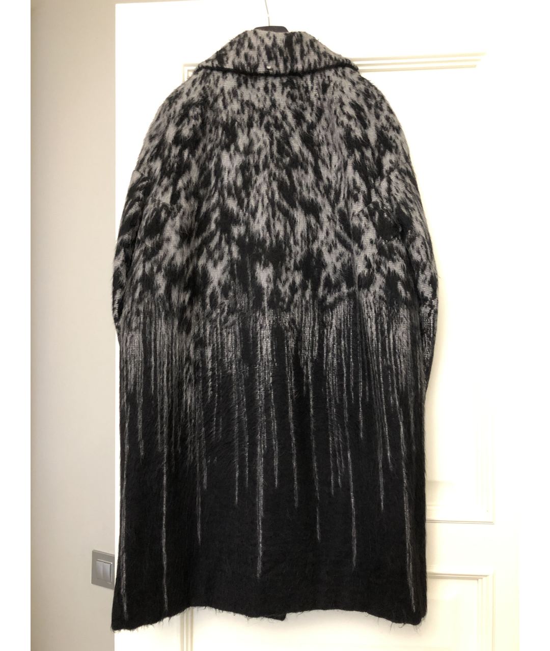 'S MAX MARA Черное шерстяное пальто, фото 2
