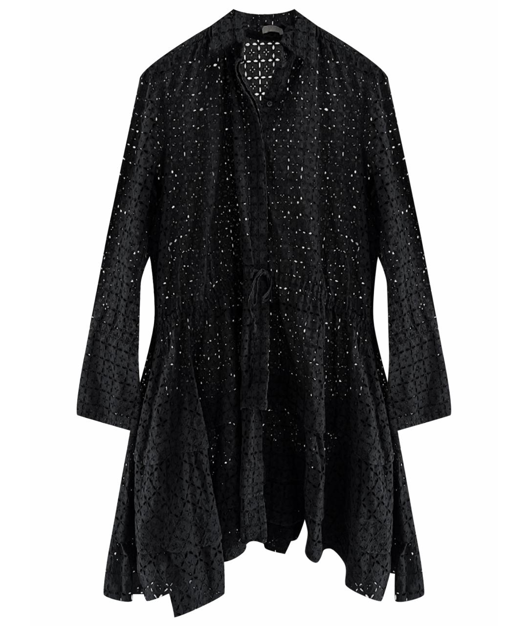 ALAIA Черное хлопковое повседневное платье, фото 1