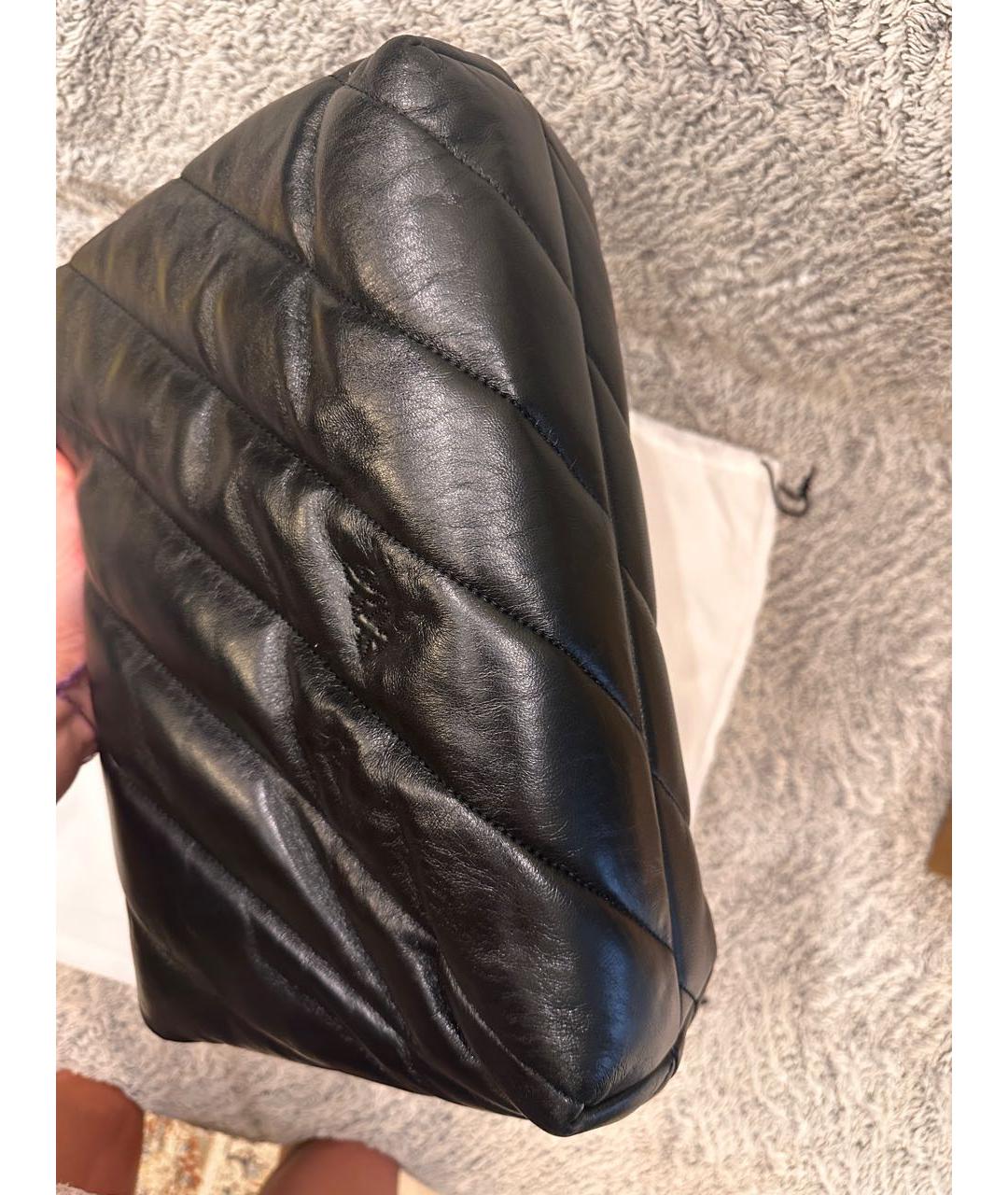 PINKO Черная кожаная сумка через плечо, фото 6