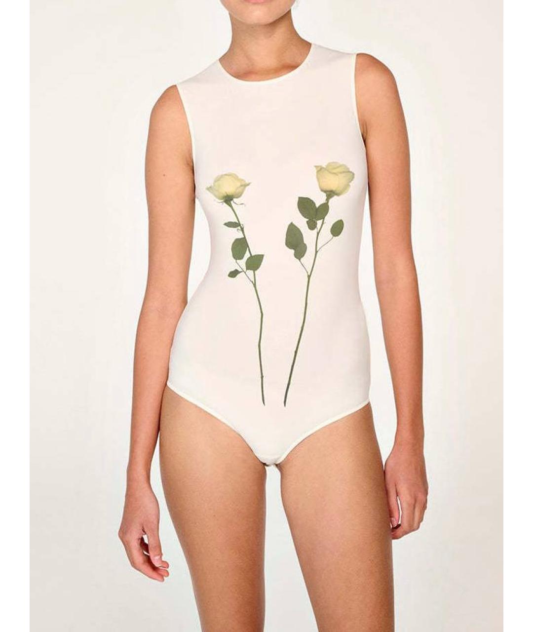 MM6 MAISON MARGIELA Бежевое боди, фото 3