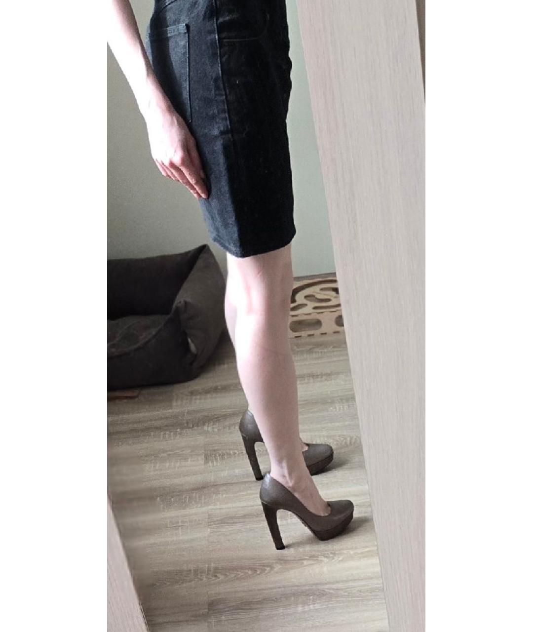 PRADA Бежевые кожаные туфли, фото 8