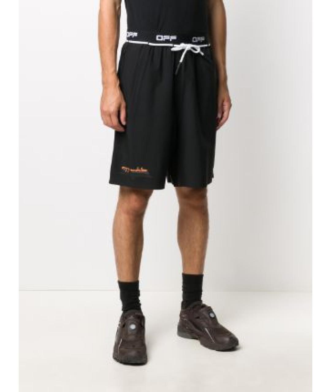 OFF-WHITE Черные шорты, фото 4