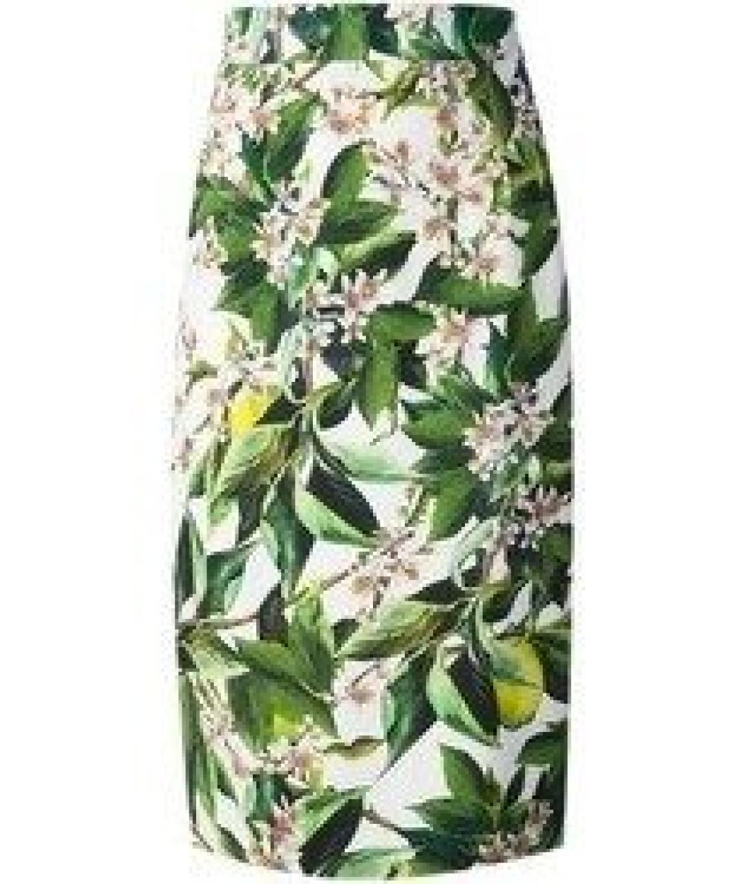 DOLCE&GABBANA Вискозная юбка миди, фото 4