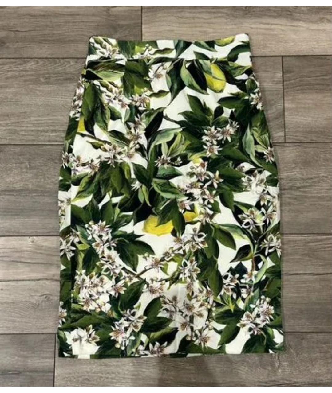 DOLCE&GABBANA Вискозная юбка миди, фото 5