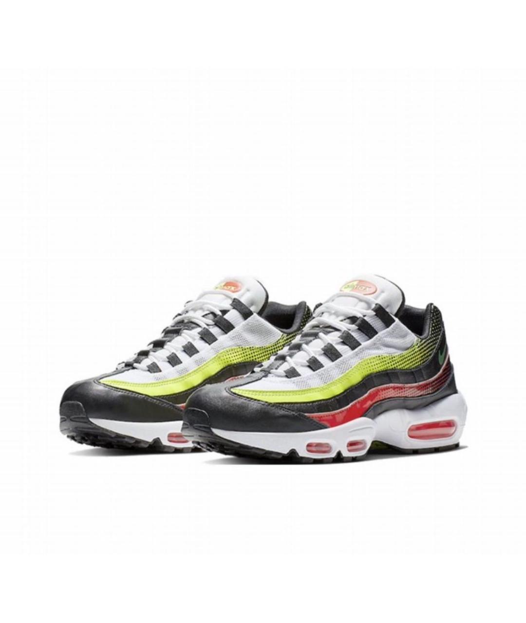 NIKE Белые кожаные низкие кроссовки / кеды, фото 2