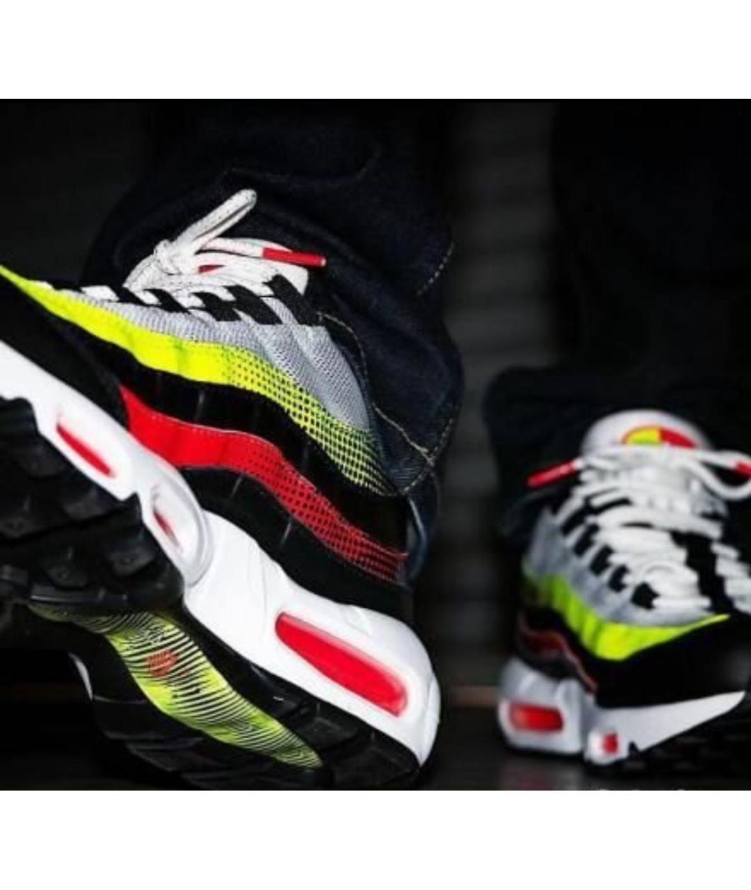 NIKE Белые кожаные низкие кроссовки / кеды, фото 6