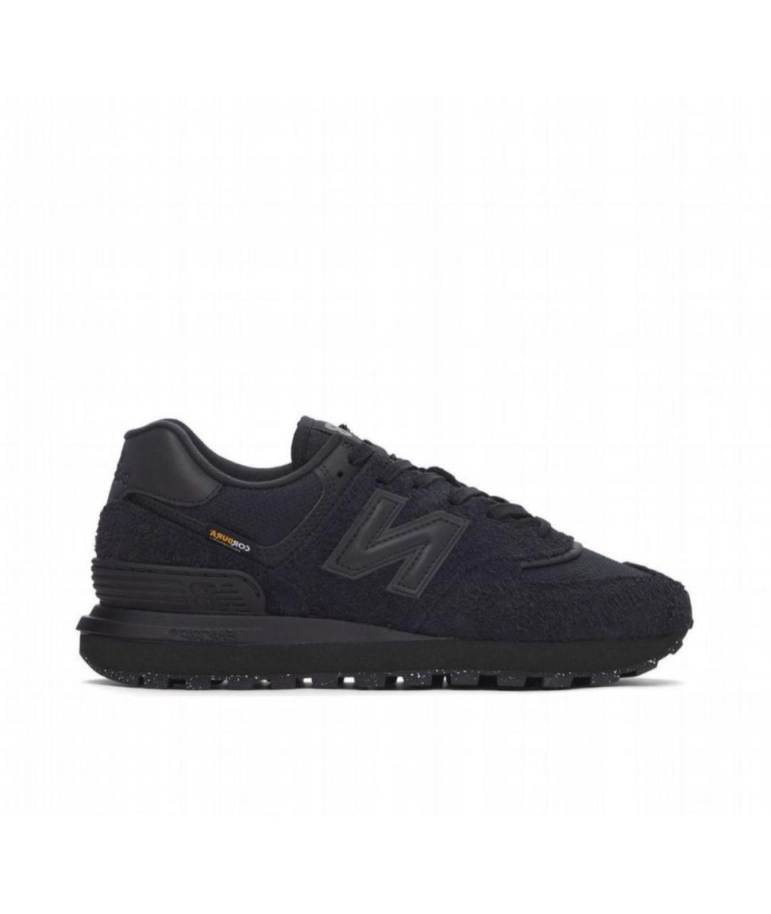 NEW BALANCE Черные замшевые низкие кроссовки / кеды, фото 9