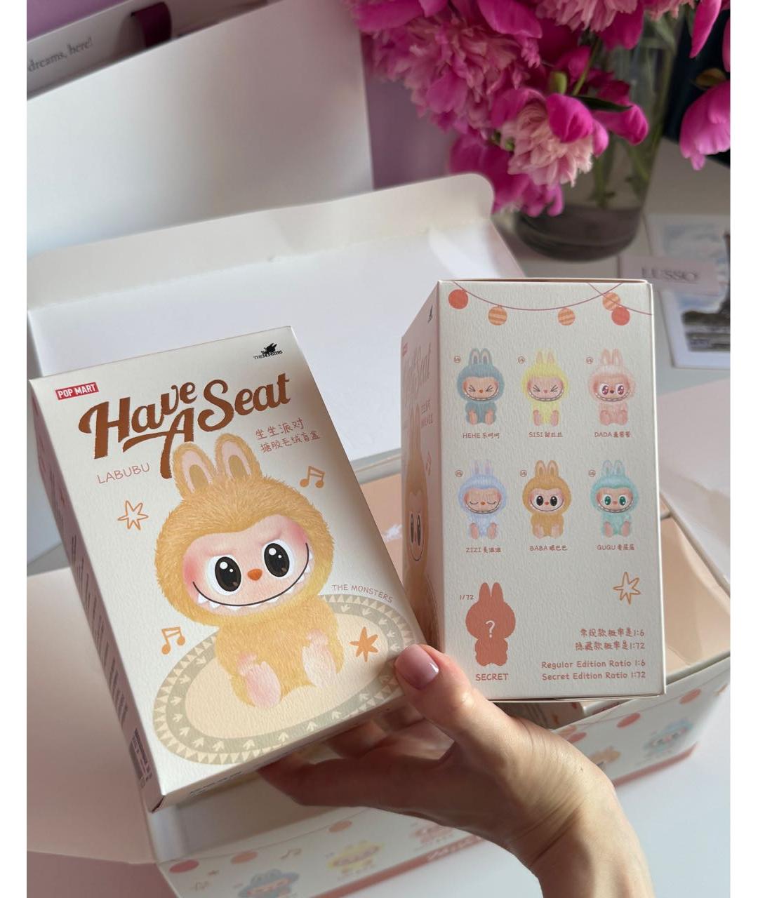 Labubu Розовый брелок, фото 5