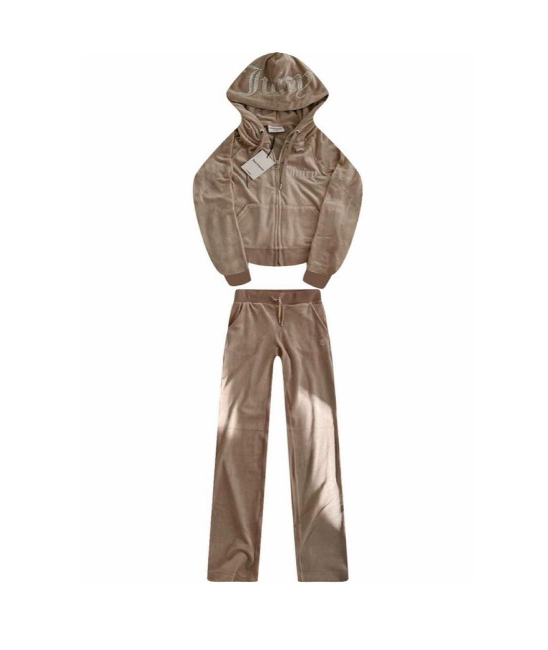 JUICY COUTURE Бежевый полиэстеровый спортивные костюмы, фото 1