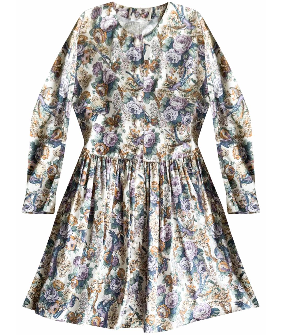 MIU MIU Мульти хлопковое повседневное платье, фото 1