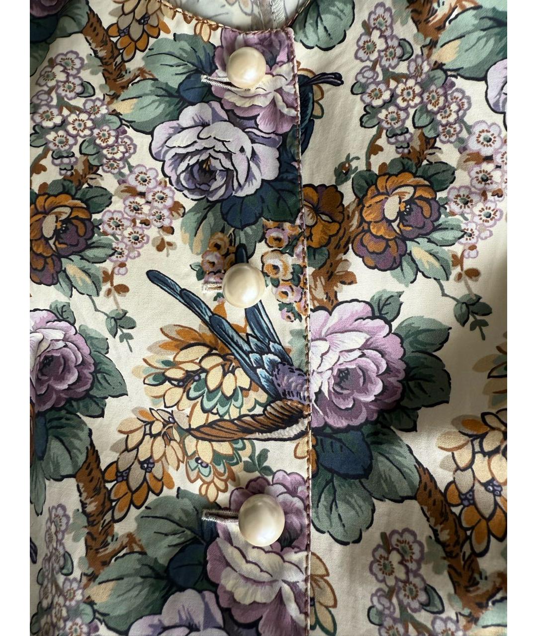 MIU MIU Мульти хлопковое повседневное платье, фото 4