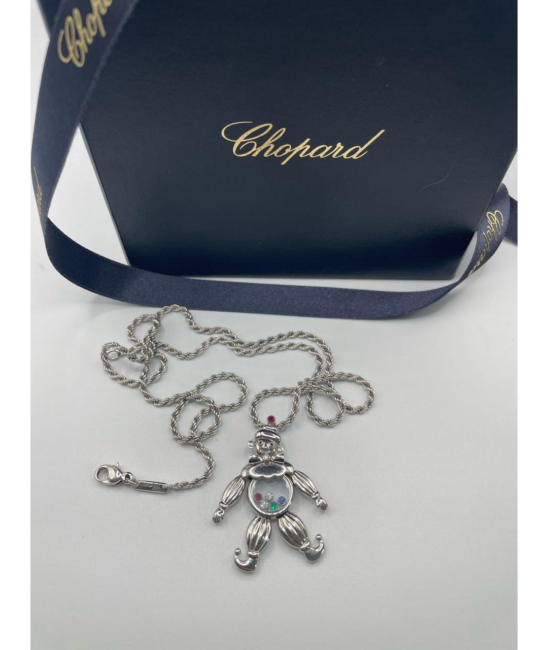 CHOPARD Золотое колье из белого золота, фото 4