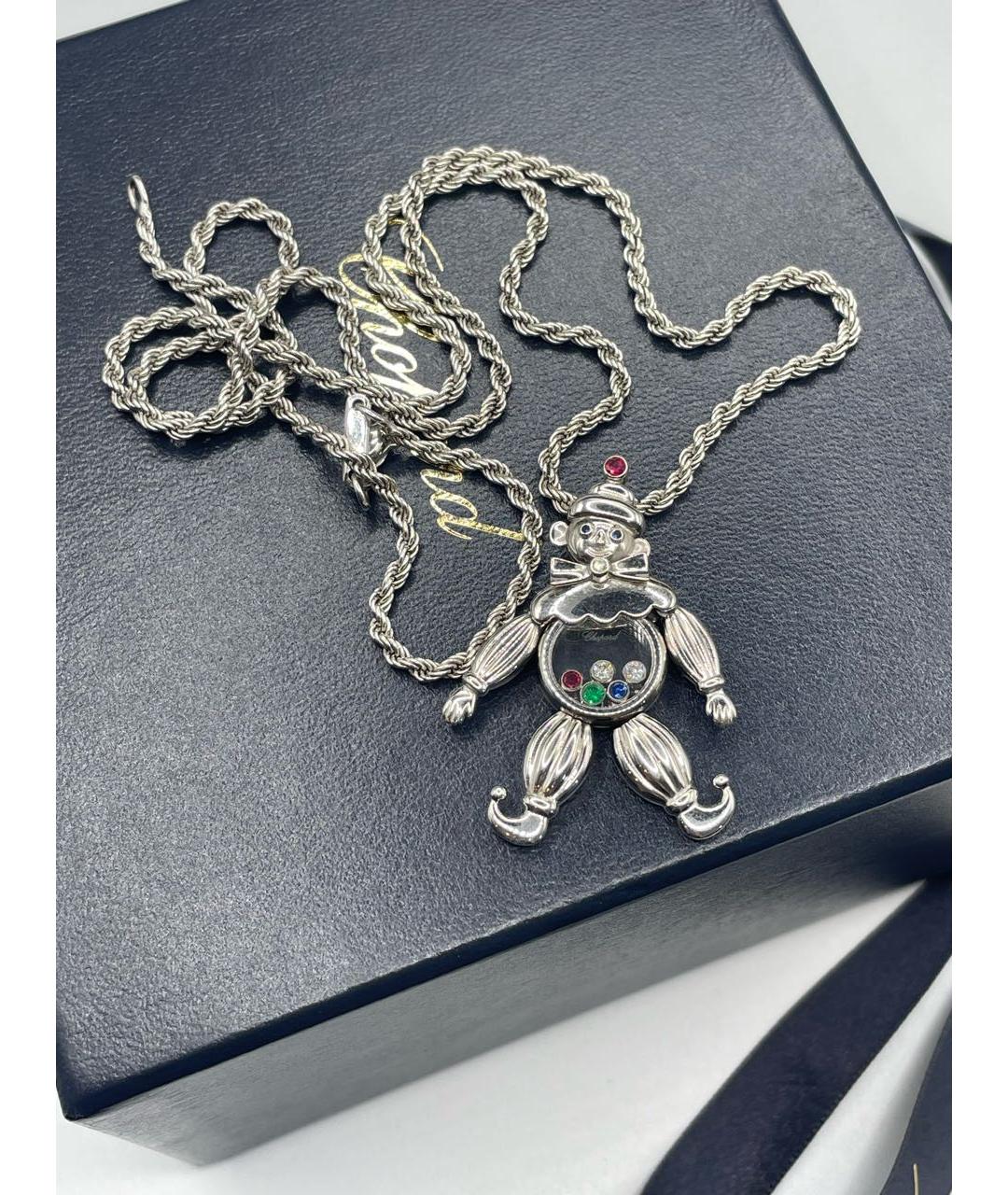 CHOPARD Золотое колье из белого золота, фото 3