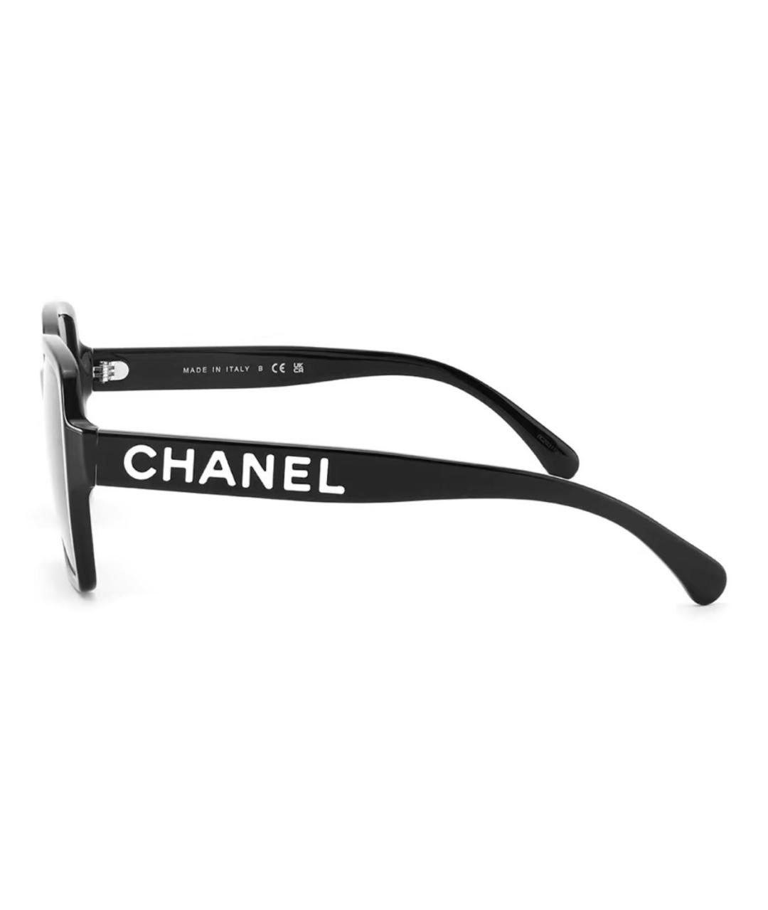 CHANEL Черные солнцезащитные очки, фото 3