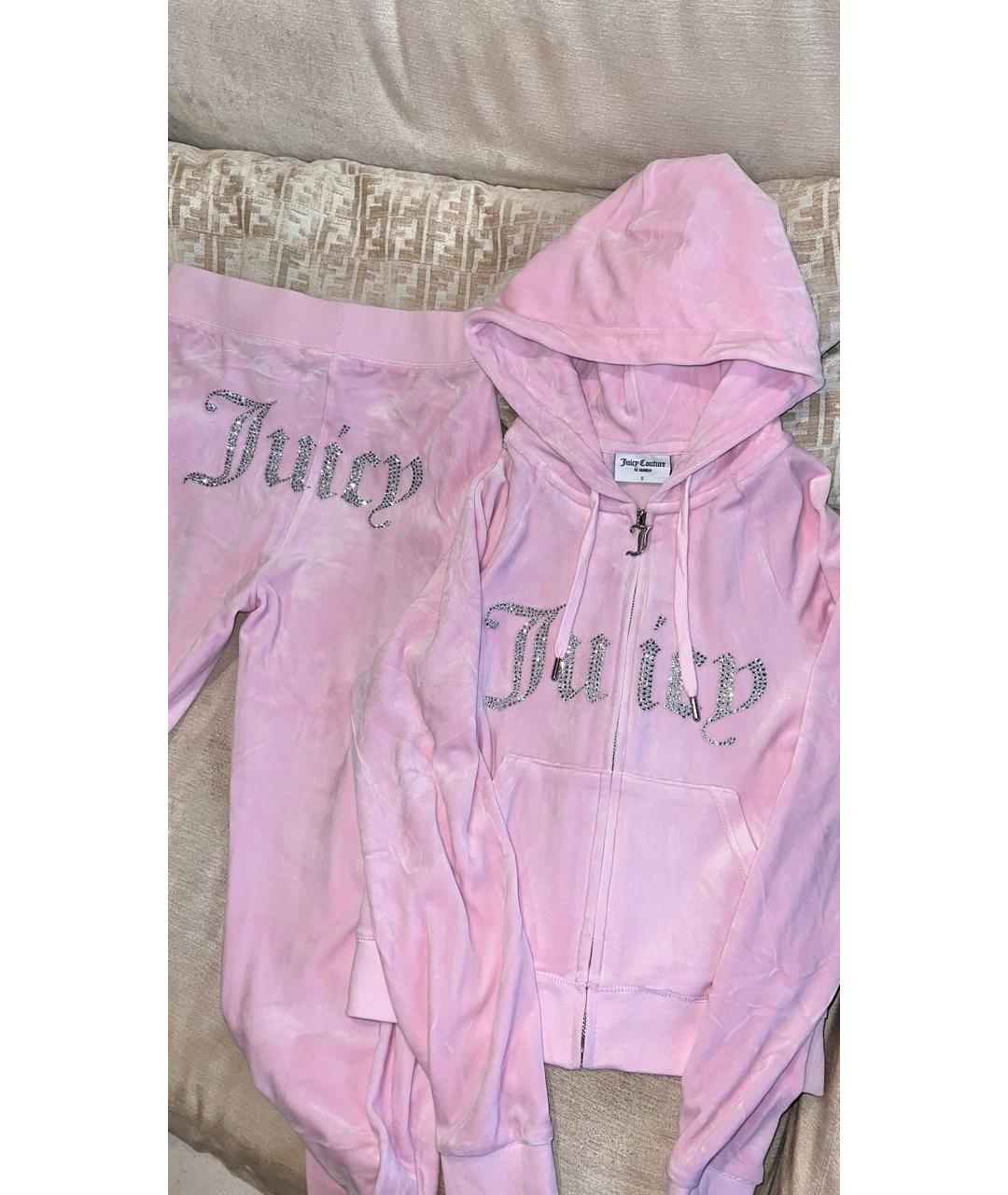 JUICY COUTURE Розовый полиэстеровый спортивные костюмы, фото 3
