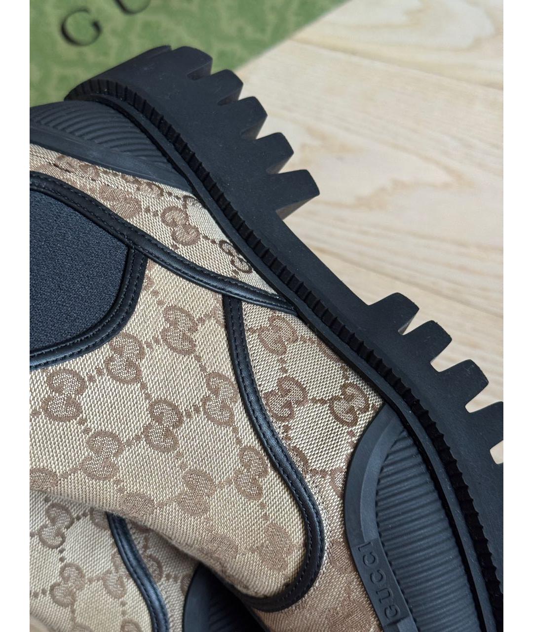 GUCCI Коричневые ботинки, фото 6