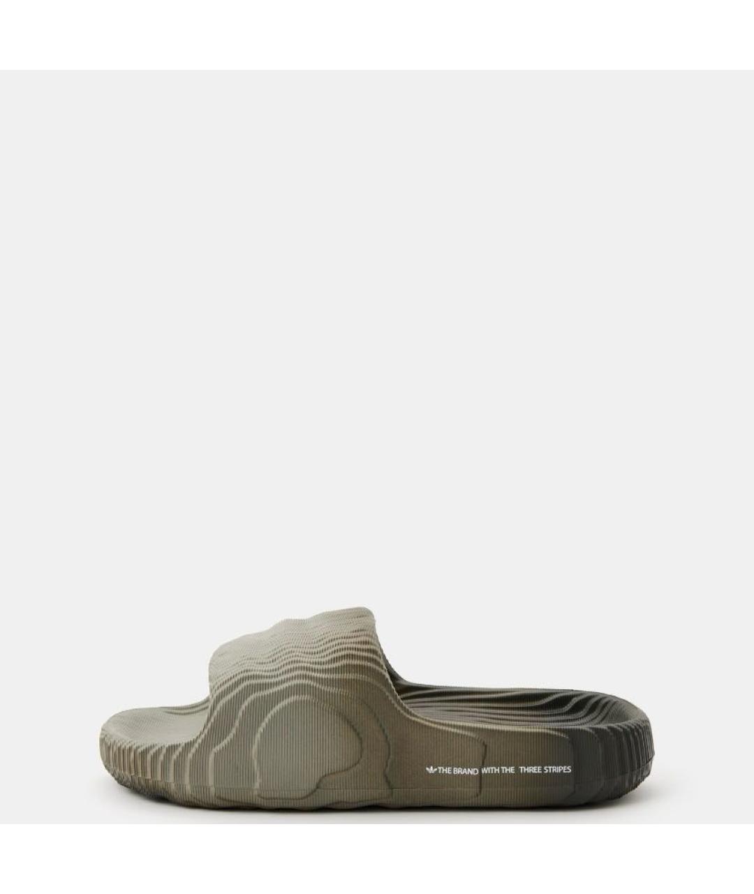 ADIDAS Хаки резиновые шлепанцы, фото 2