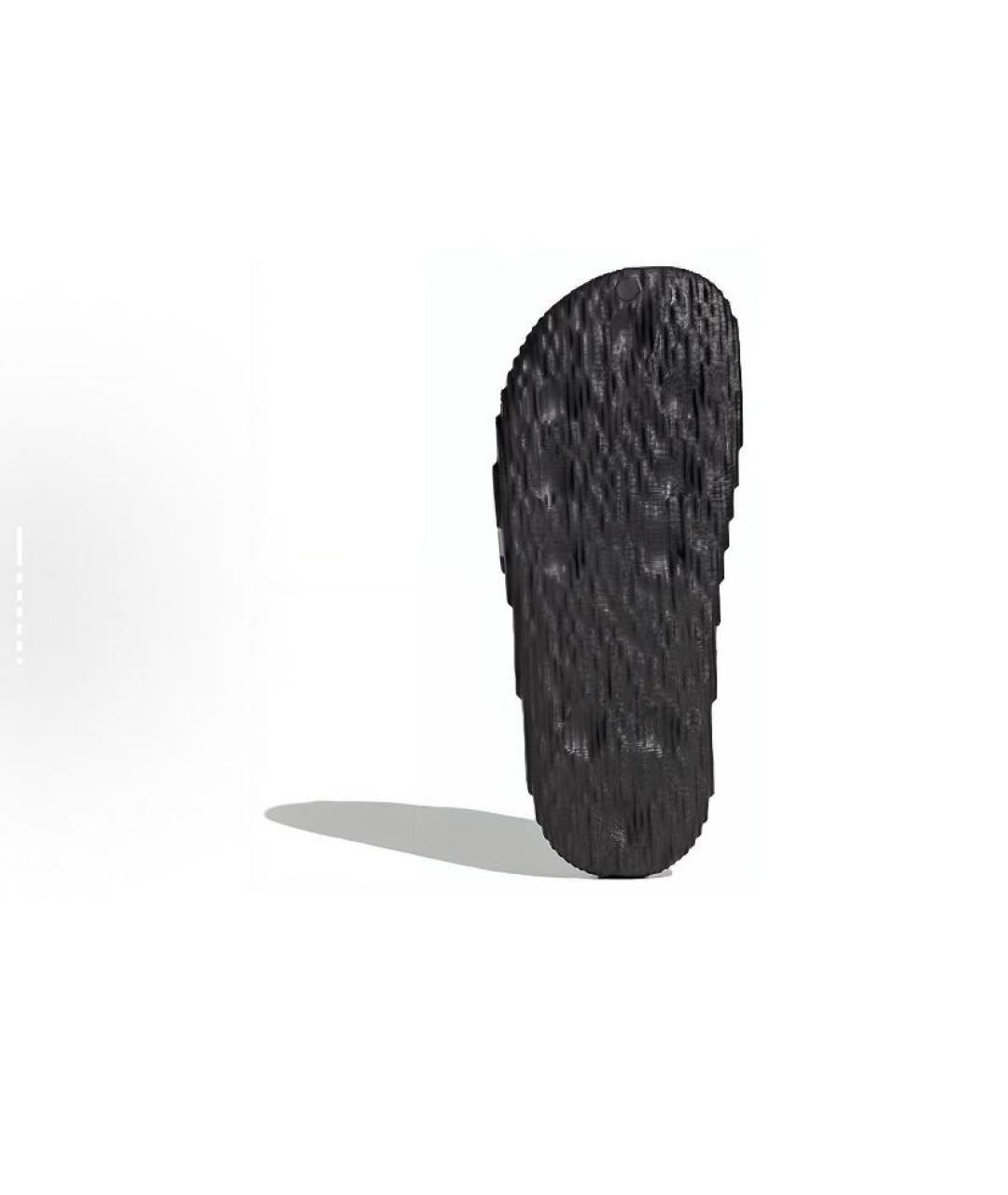 ADIDAS Черные резиновые шлепанцы, фото 7