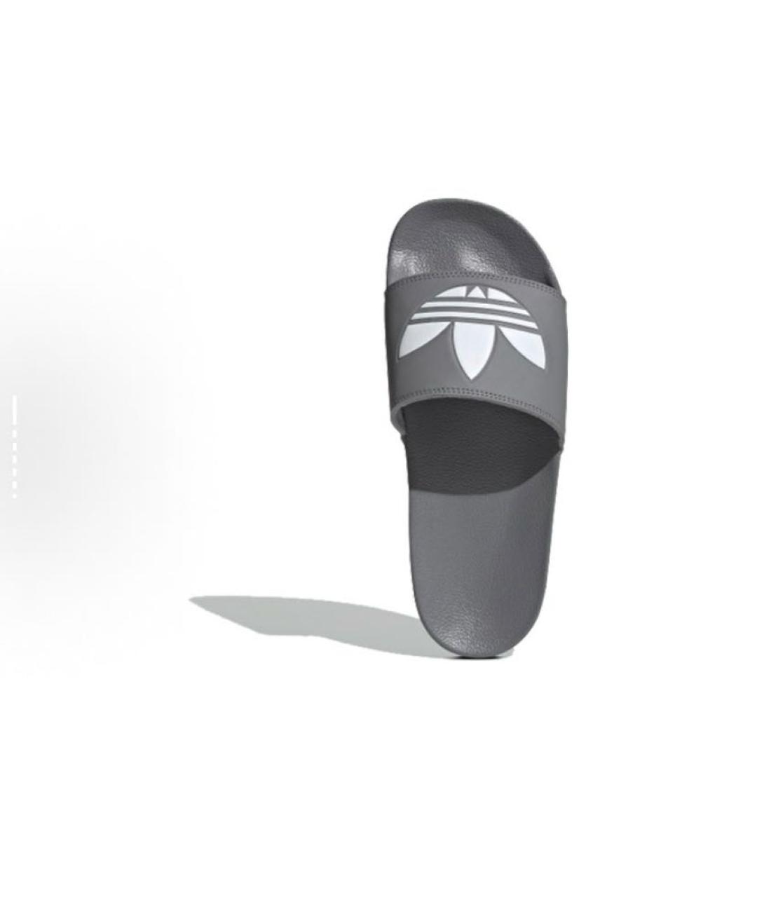 ADIDAS Серые резиновые шлепанцы, фото 4