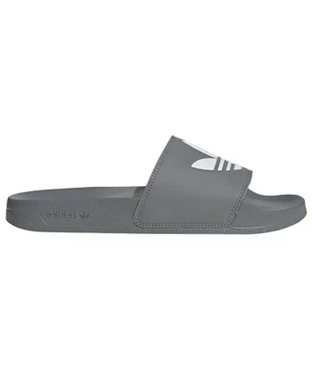 ADIDAS Серые резиновые шлепанцы, фото 1