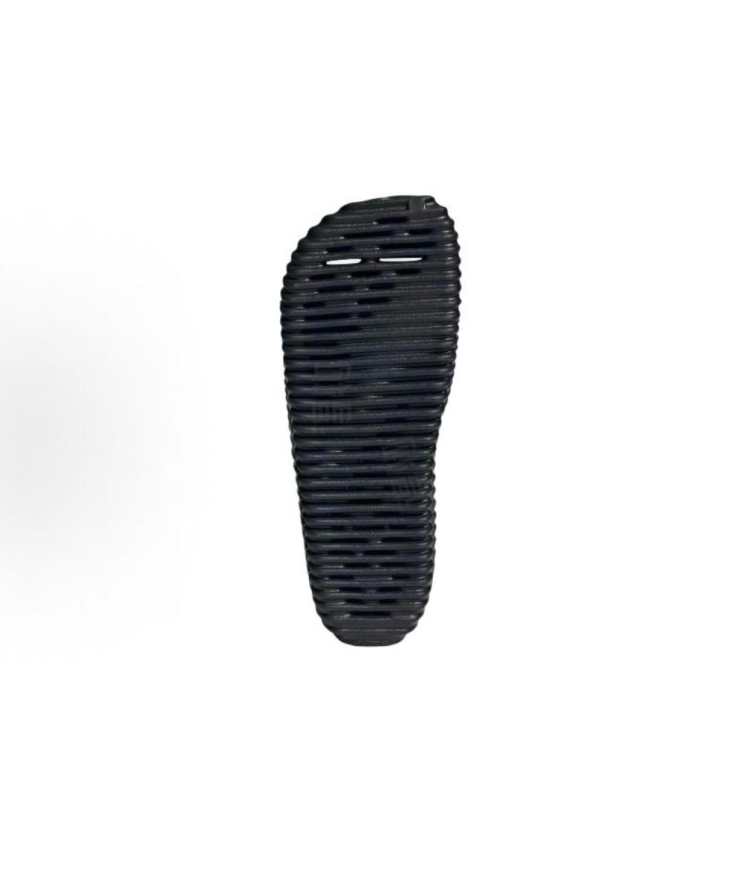 ADIDAS Черные резиновые шлепанцы, фото 7