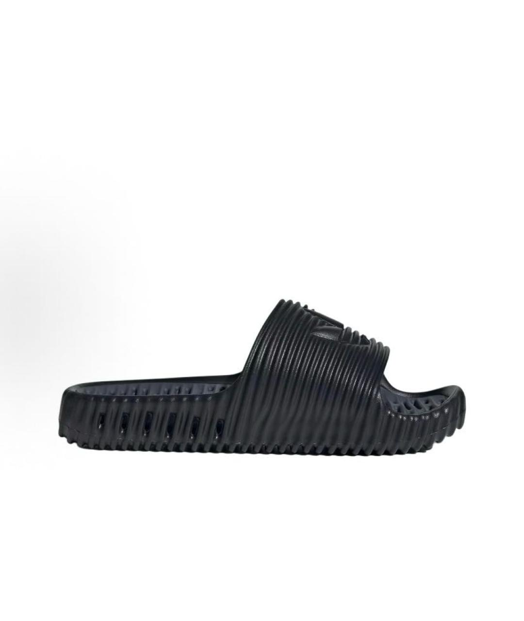 ADIDAS Черные резиновые шлепанцы, фото 8